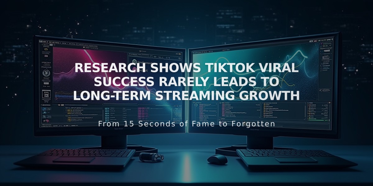 Research Shows TikTok Viral Success Rarely Leads to Long-Term Streaming Growth