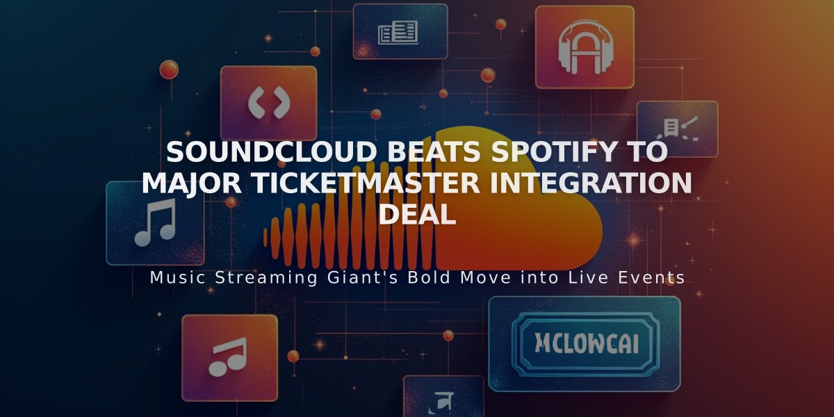 SoundCloud Beats Spotify to Major Ticketmaster Integration Deal