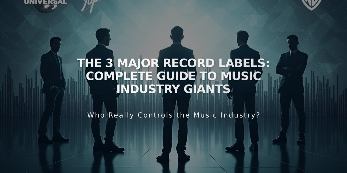 The 3 Major Record Labels: Complete Guide to Music Industry Giants