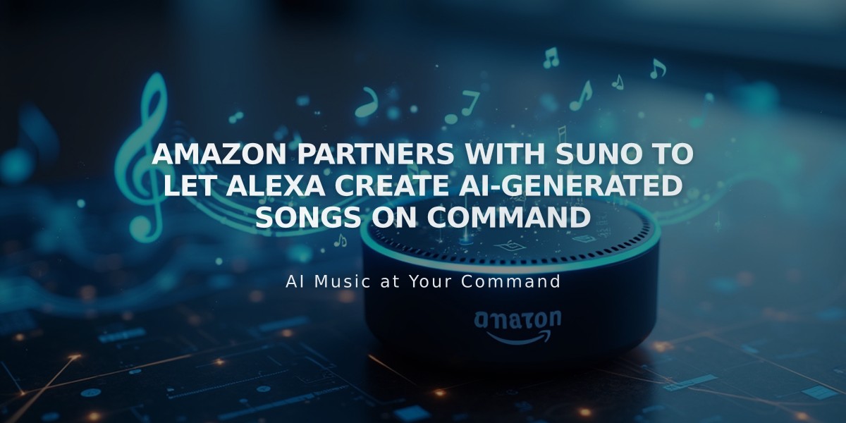 Amazon Partners With Suno to Let Alexa Create AI-Generated Songs on Command