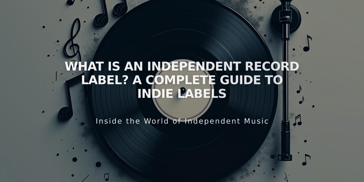 What Is an Independent Record Label? A Complete Guide to Indie Labels