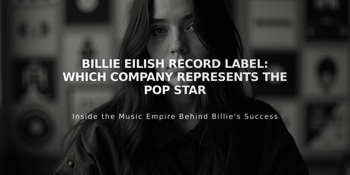 Billie Eilish Record Label: Which Company Represents the Pop Star