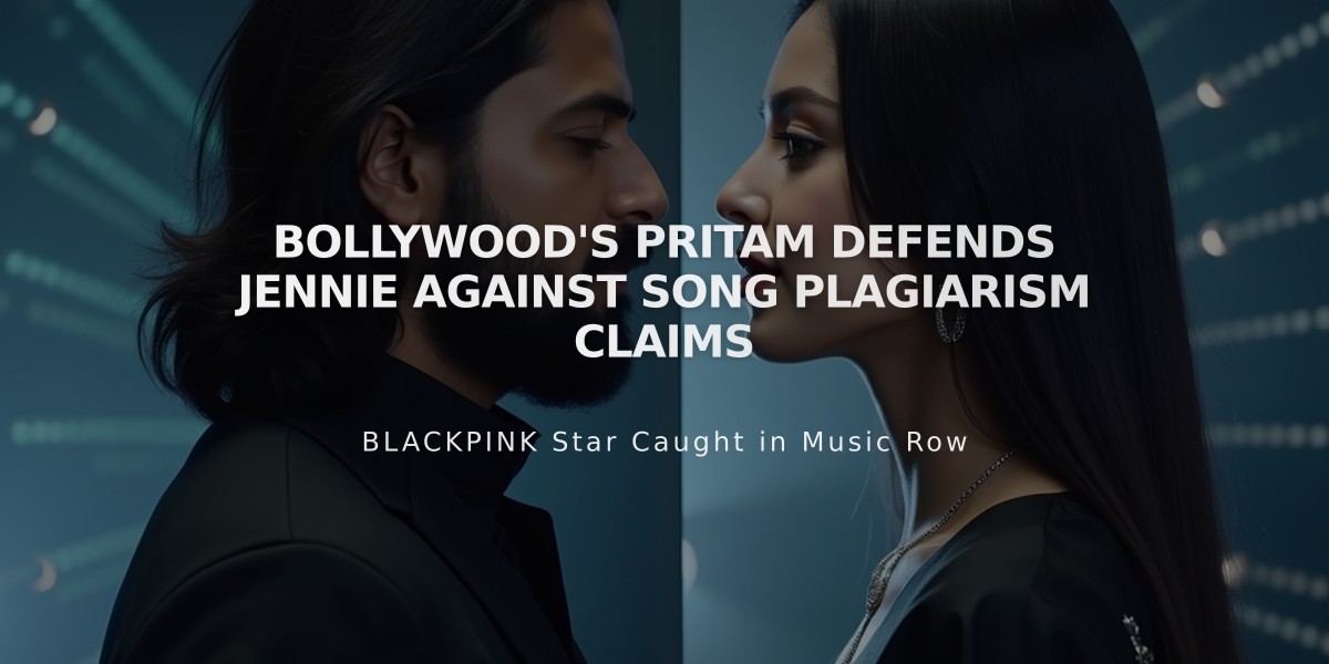 Bollywood's Pritam Defends Jennie Against Song Plagiarism Claims