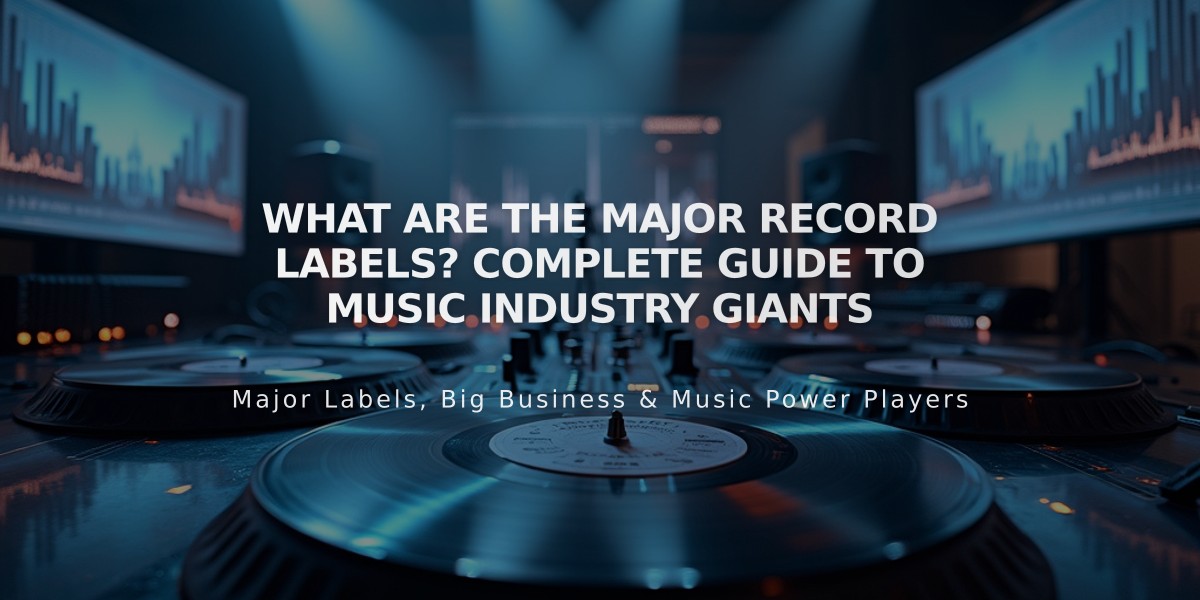 What Are the Major Record Labels? Complete Guide to Music Industry Giants